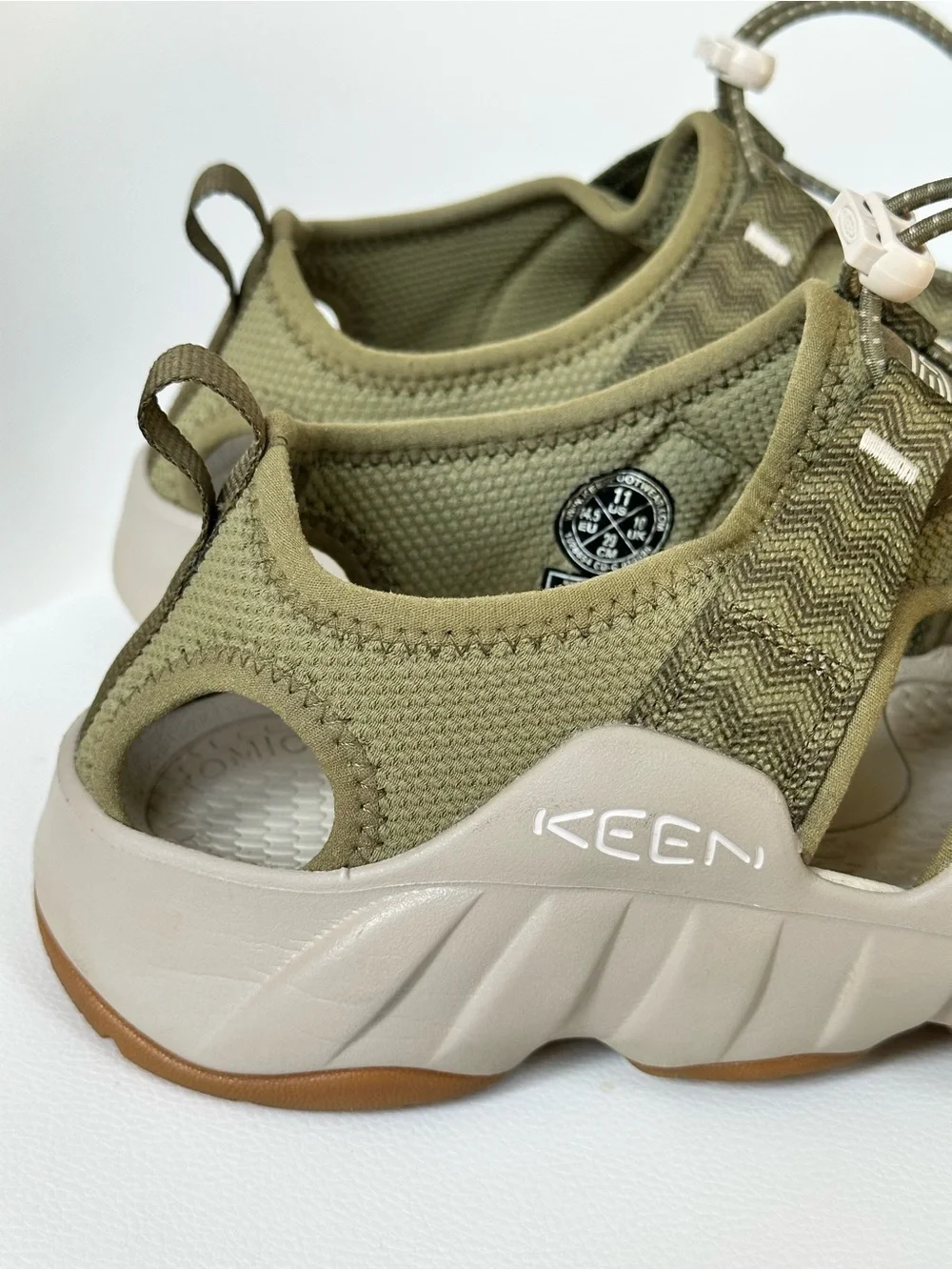 KEEN Hyperport H2 Sport Water Closed Toe Sandals Green Olive Taupe Men's Size 11